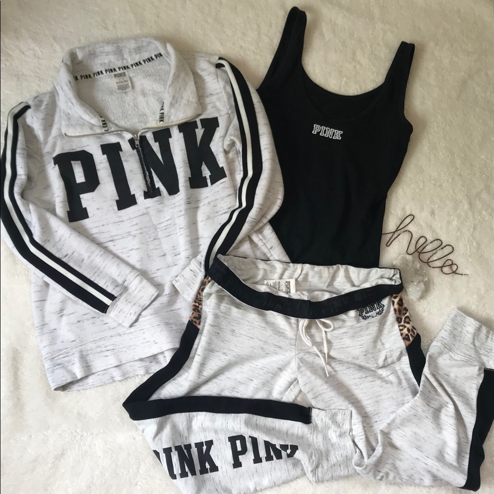 PINK | Victoria’s Secret Matching Sweatsuit Set L